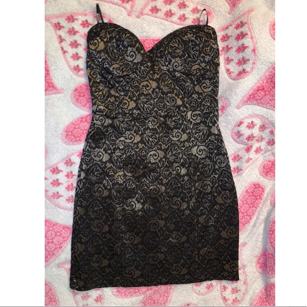 Forever 21 Gold & black dress